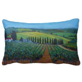 SenTrees of the Grapes Pillow - Zazzle